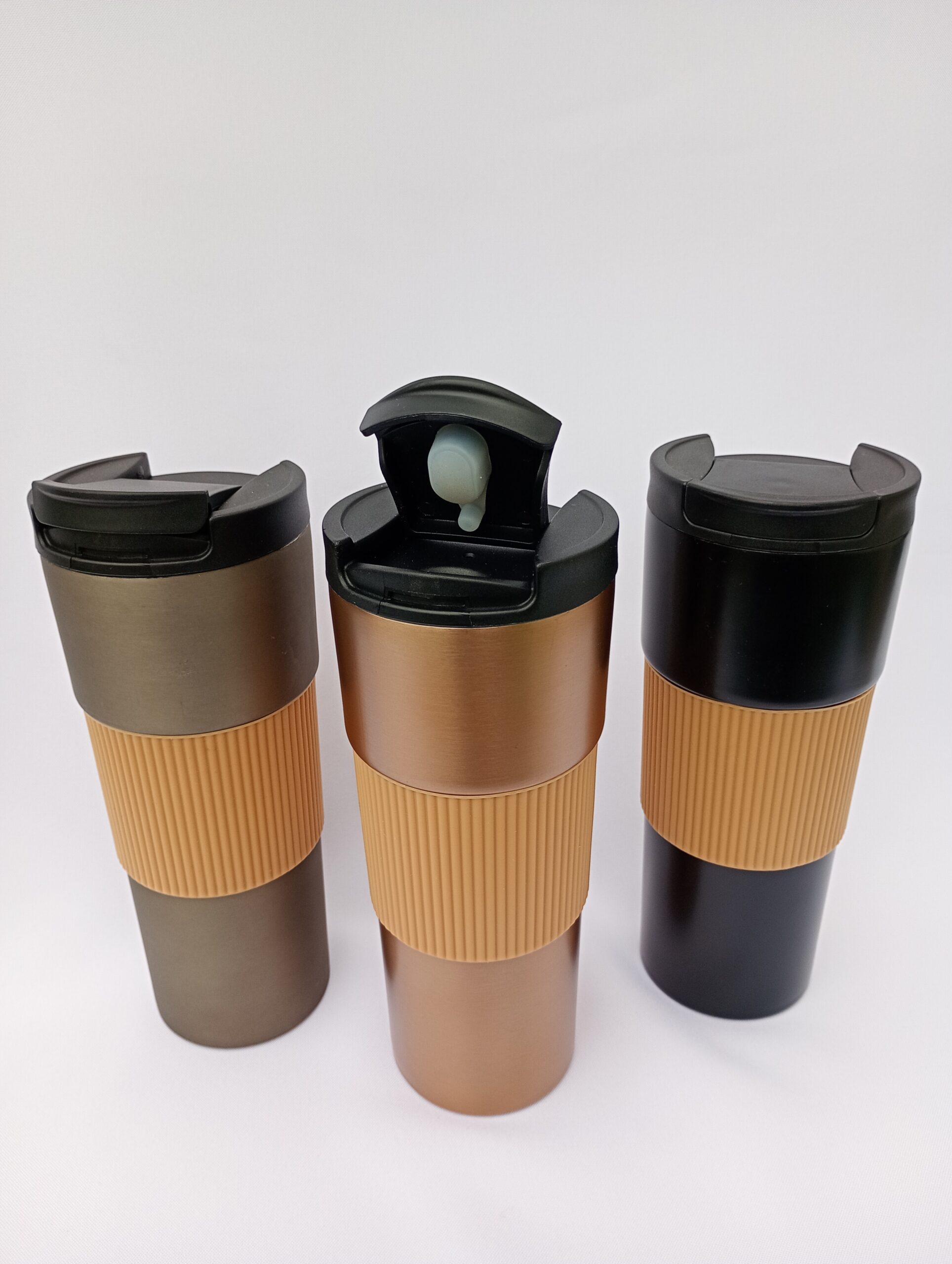 Vaso térmico cafetero cromado