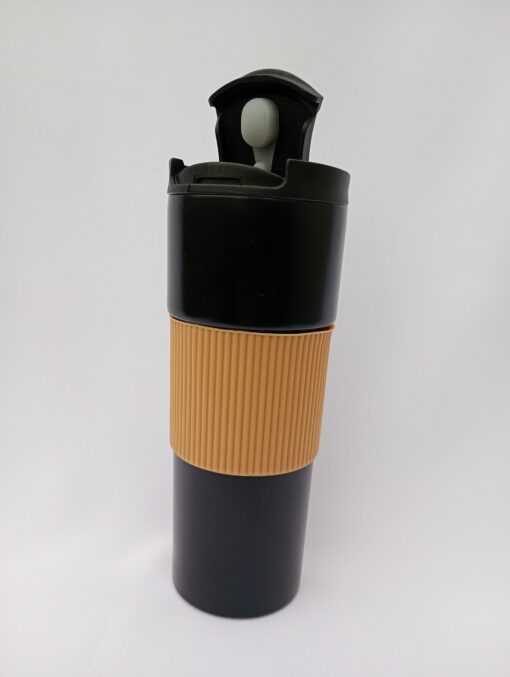 Vaso térmico cafetero cromado - Imagen 5